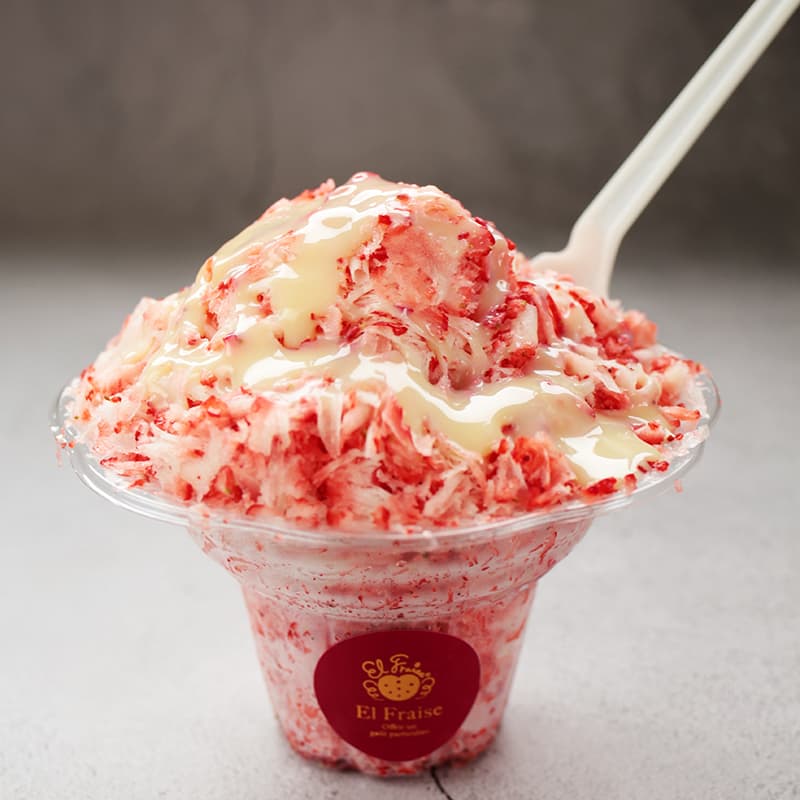 生苺のかき氷